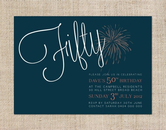 Printable Custom Any Age/Gender Birthday Party Invitation - Celebration Il_570xn