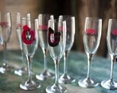 Wedding Toasting Flutes Set of 2