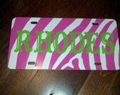 Custom License Plate