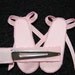2 Ballerina Ballet Dance Slipper Hair Clip Barrette
