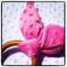 Organic Baby Teething Ring Rabbit Bunny Ear Crinkle Toy