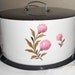 Vintage 50's DECOWARE Round Metal Cake Carrier