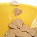 Paper Garland - Brown Kraft Paper Hearts - Vertical