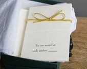 Place Cards for Table Seating Arrangements