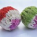 Knit Cotton Cat Toys - Multi colored