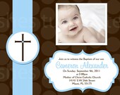 Boy's Baptism Invitations Digital File YOU-PRINT Il_170x135