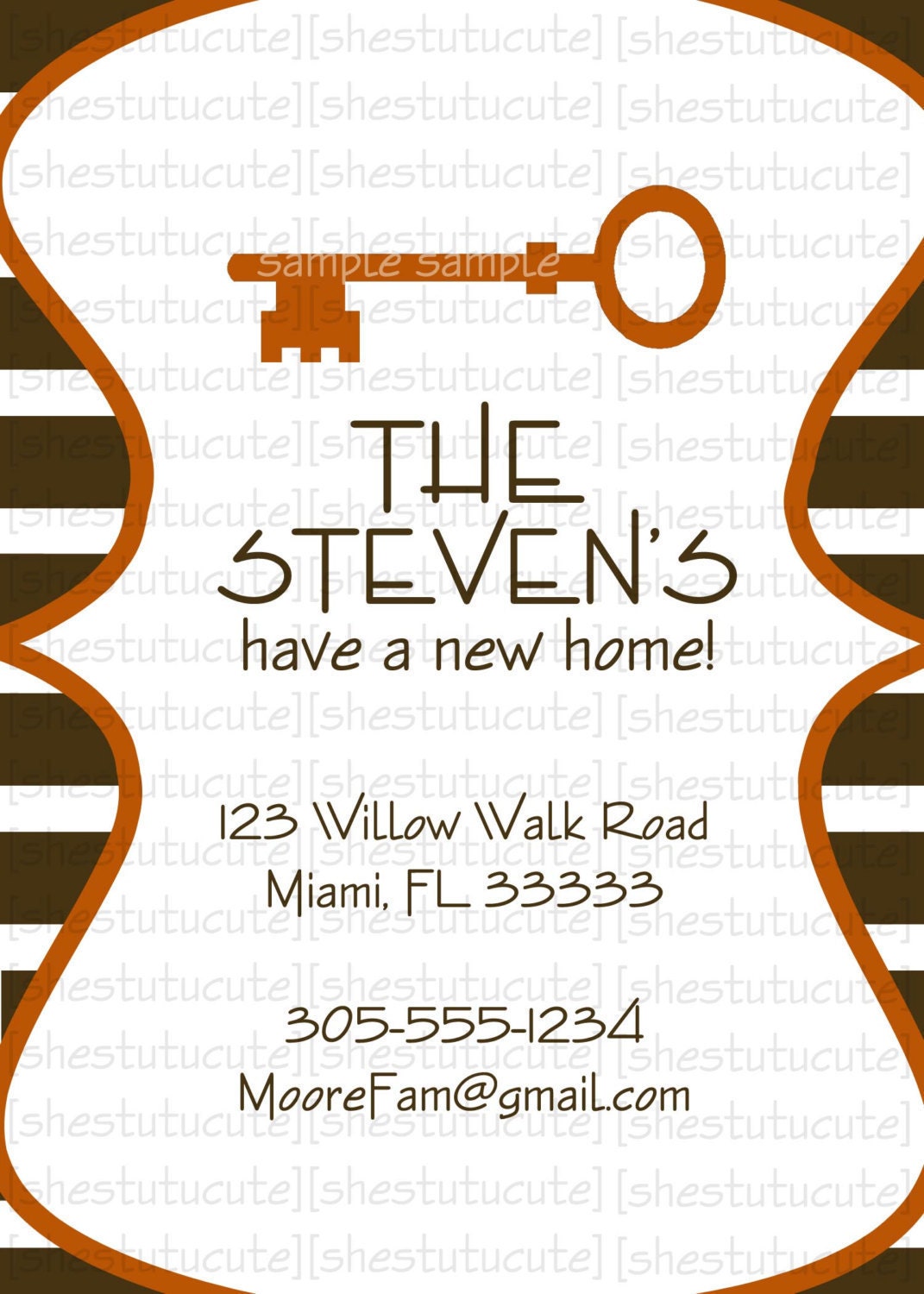 Modern Moving Announcement Digital File YOU-PRINT Il_170x135