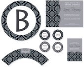 Damask Party Theme Basic Package - Personalized Printable Il_170x135