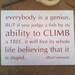 Everybody is a Genius - Einstein block quote sign