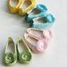 14 colors - Baby Girl Baby Shoes - Beige Lace Ballet Slippers - Ballet Flat - Wedding Flower Girl Shoes - Baby Souls Couture Baby Shoes