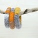 Felted chunky bangles - eco-friendly - mothers day - organic wool - soft accessories - CHOOSE ONE