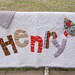 The Original Personalized Quilt, Custom Name Quilt, Baby Quilt, Raw Edge Applique Quilt