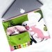 MacBook Pro 13 inch padded case cover, 13 inch MacBook Pro sleeve, 1 front pocket. Mom gift, pink and green squirrel.