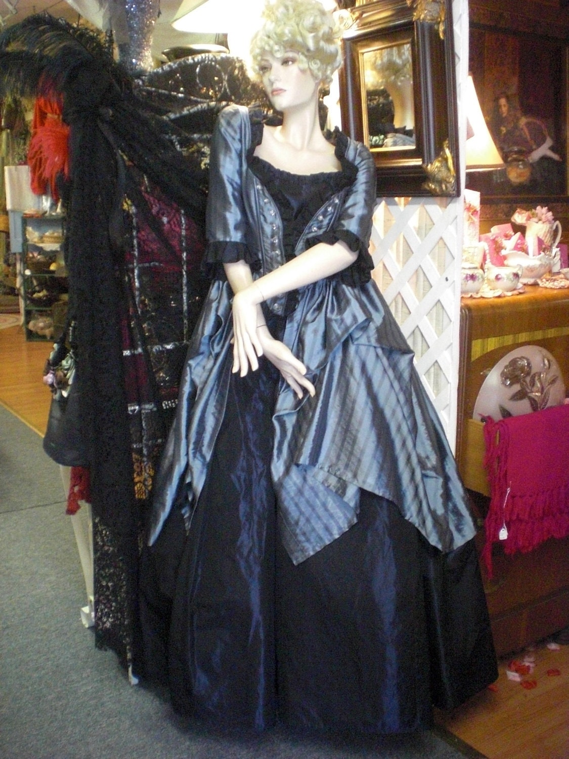 Victorian Bustled Ballgown