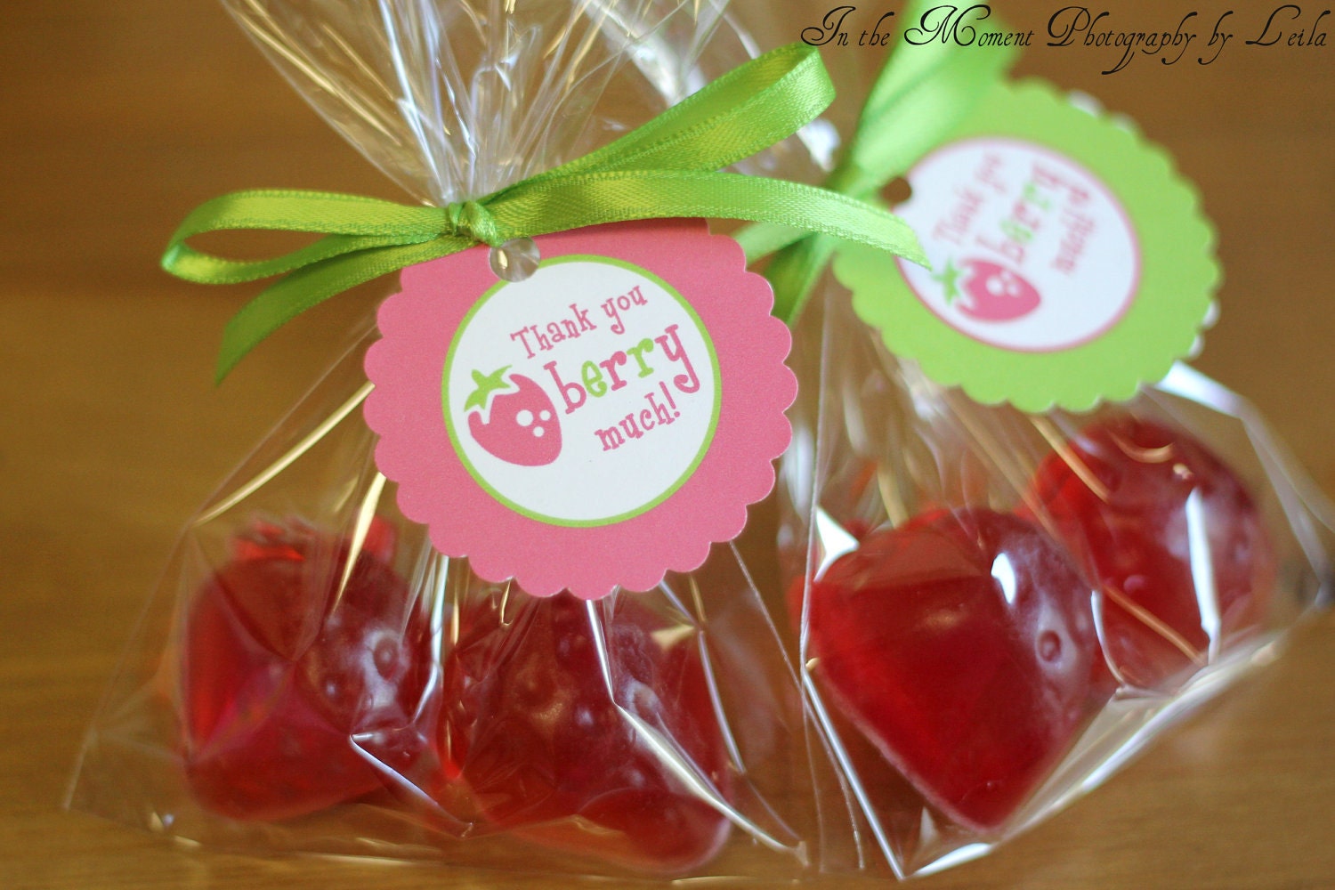 Strawberry Shortcake Birthday - Printable Thank You Party Tags