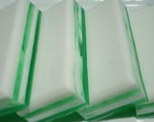 Coconut Lime Soap, Coconut Soap, White and Green Soap, Homemade Soap, Bar Soap, Tropical Soap