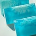 Ocean Soap, White and Blue Soap, Homemade Soap, Bar Soap