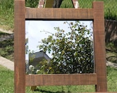Rustic Wood Framed Mirror - Limited Series 2 of 6 - made with reclaimed old growth lumber