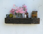 Rustic Wood Floating Shelf Mantel - lumber from an 1860/70's Gold Mine Camp in the Eastern Sierra Nevada Mountains