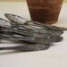 Old tin ice cream spoons