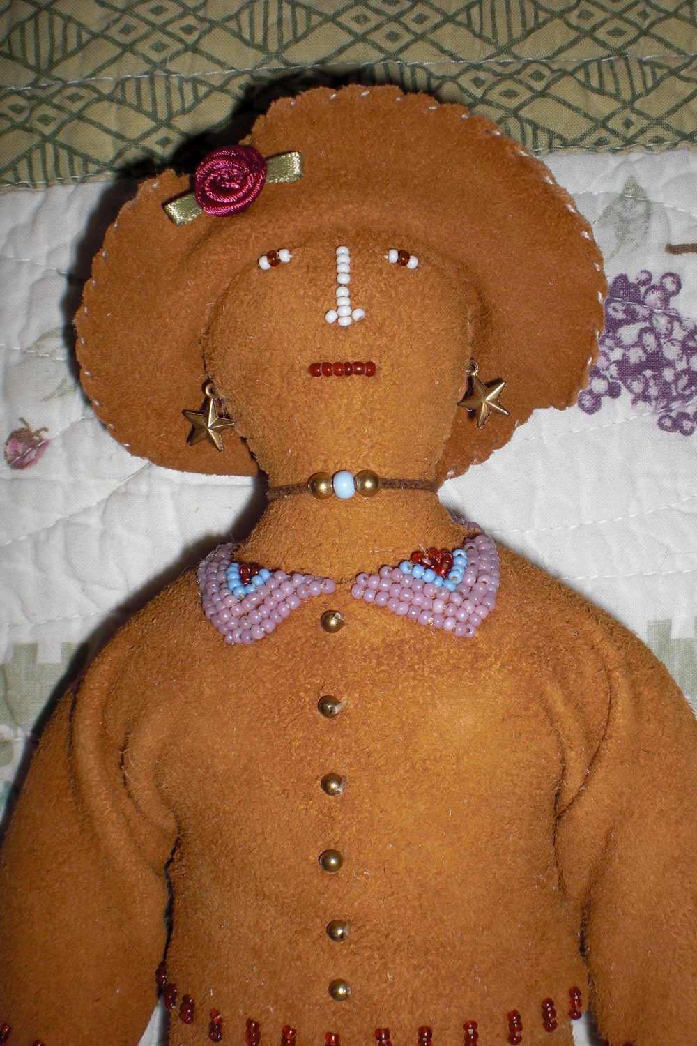 Old West deer hide doll - Belle