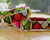 Retro Glitz - Eco Dog Collar - Small