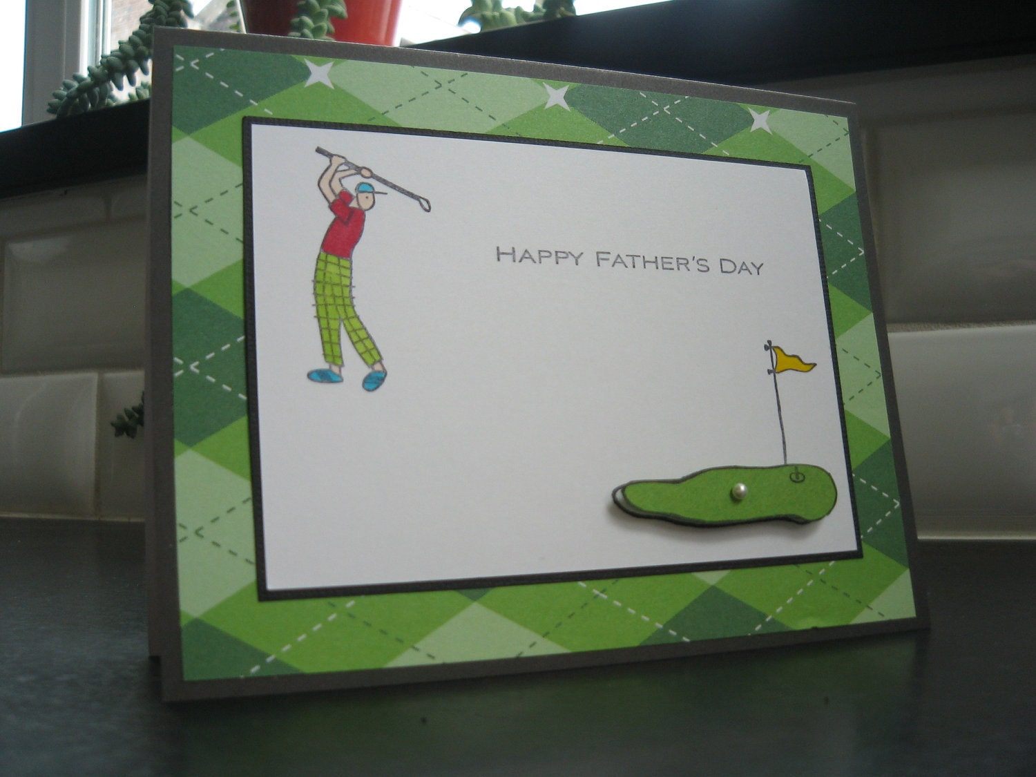Father's Day Card, Card for Golfer