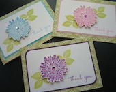 Thank You Cards Set, 3 Cards, Thank You Notes, Thank You Note Cards
