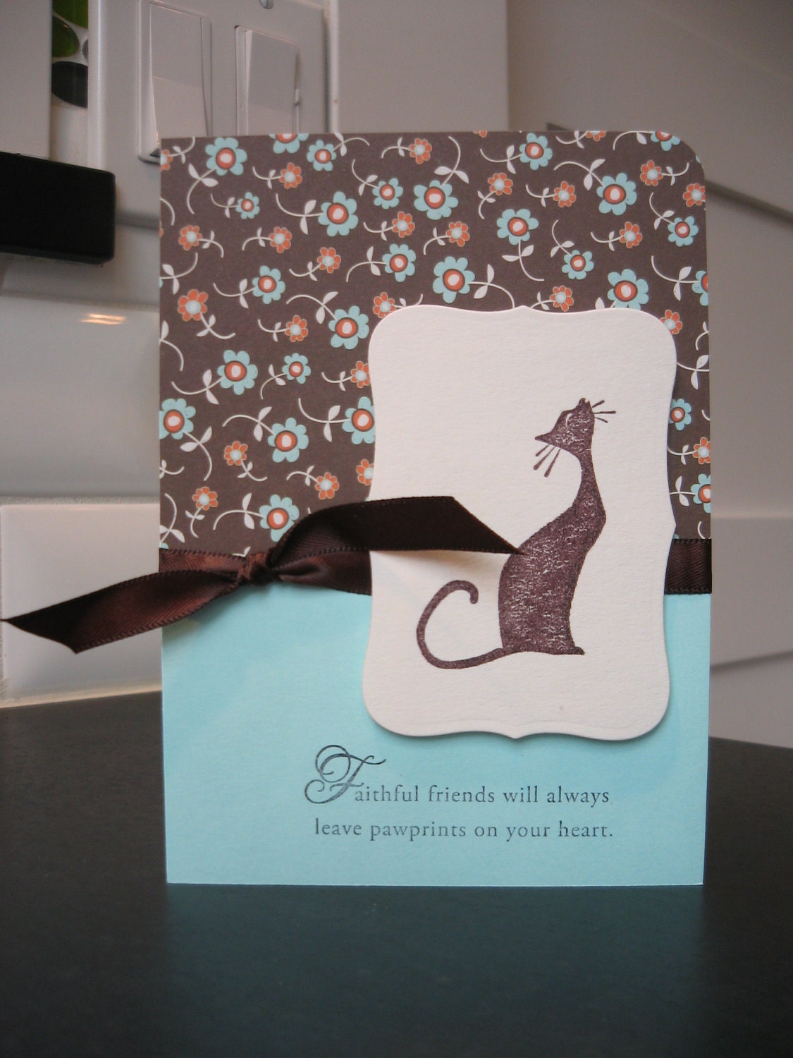 Pet Sympathy Card, Cat Sympathy Card