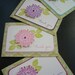 Reserved for Linda, Thank You Note Cards, Set of 4, Thank You Cards, Floral Thank You Cards