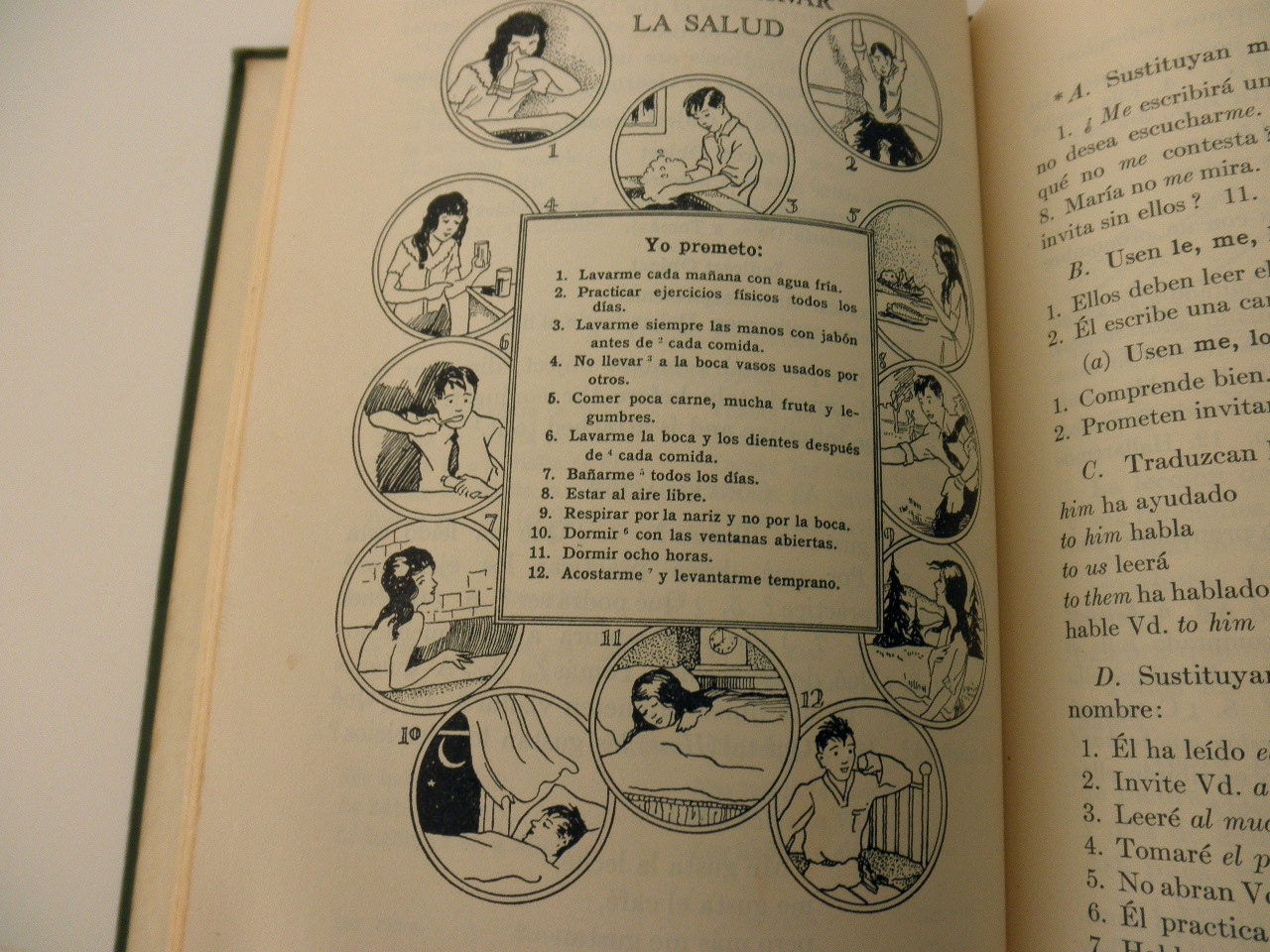 vintage book - Beginners' Spanish -1929