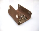 Handmade Leather 6 x Key Pouch /Case   -Key Bag - Key Case   Brown
