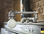 KOZO 21 rust proof iron pipe shelf lamp by Kozo Lamp