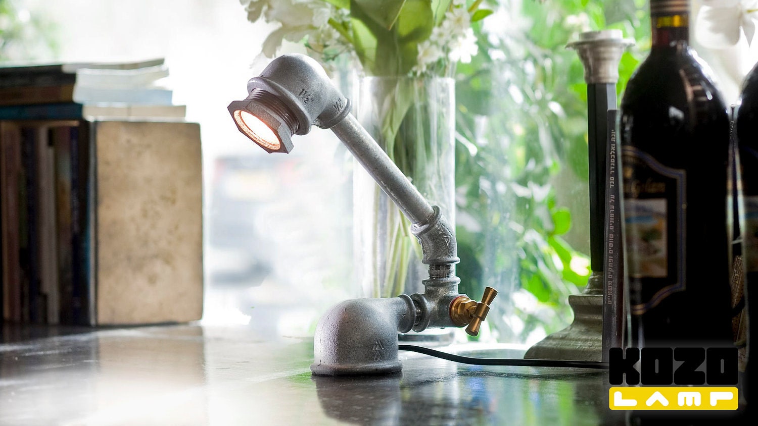 MONO industrial chic desk lamp by Kozo Lamp