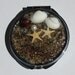 Bride or Bridesmaid - Under the Sea - Metal Round Compact Mirror - Real Sea shells & Starfish