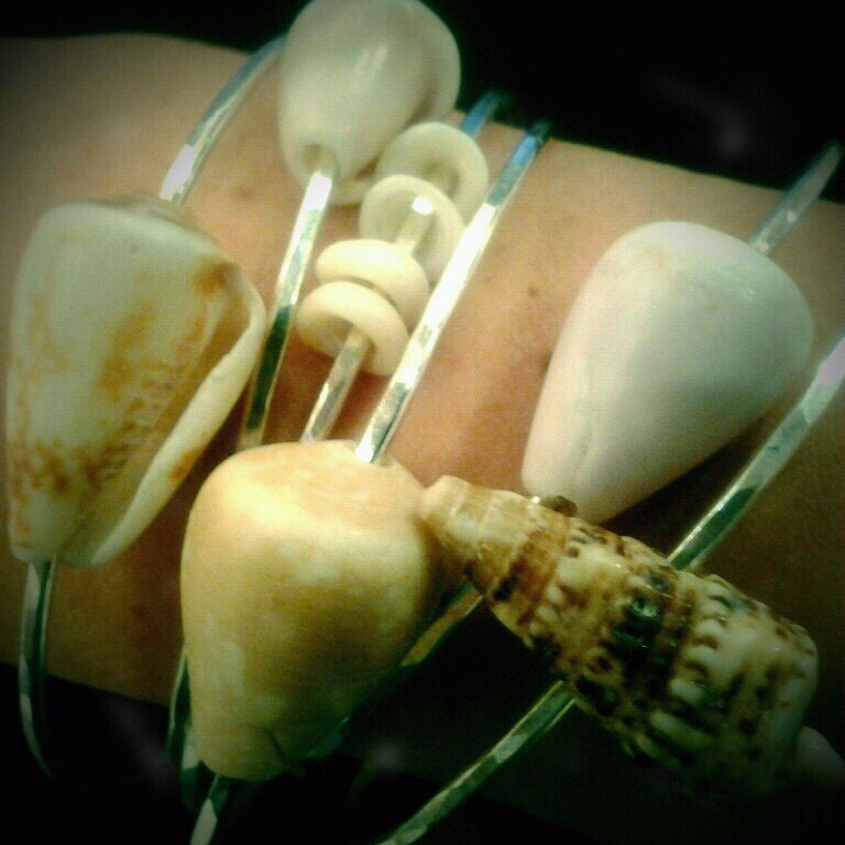 Handmade Maui Found Shell Bangle