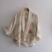 Romantic French Rustic Bolero Jacket/ Wearable Art Mori Girls Jacket/ Oversize Funky Jacket