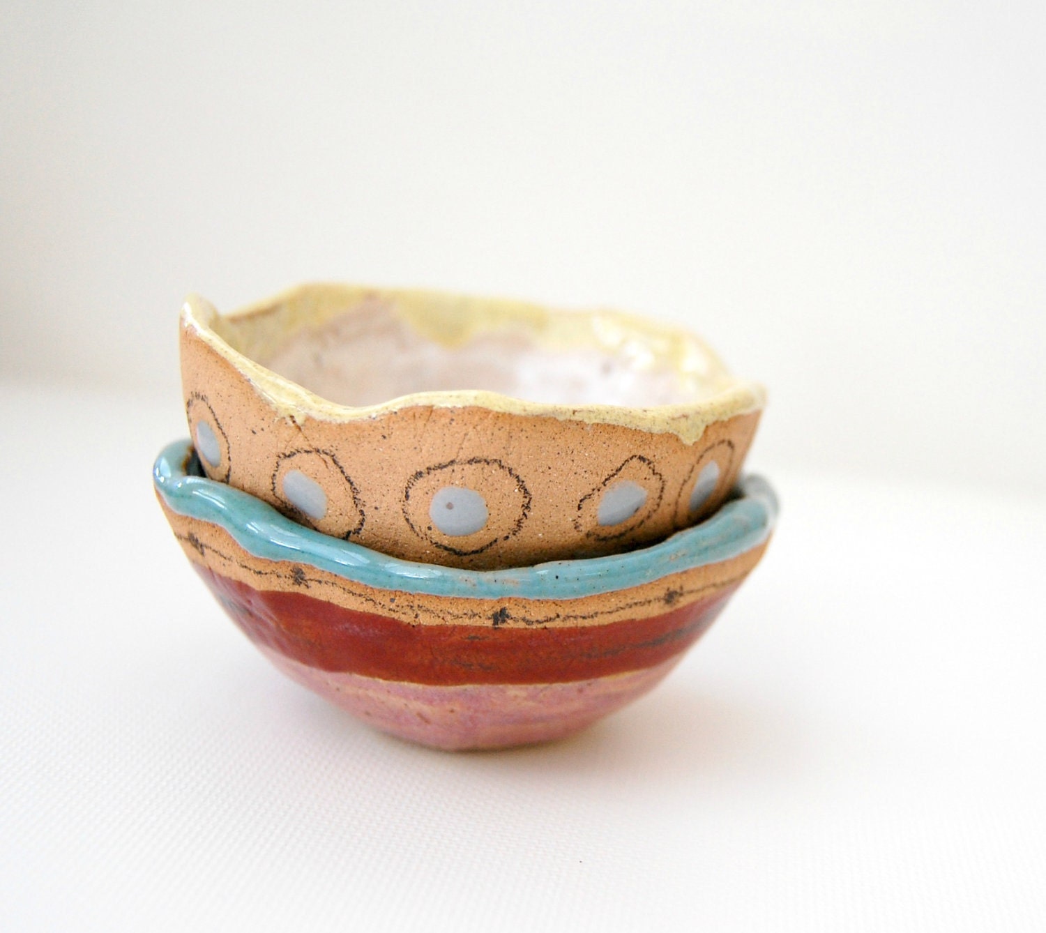 little bits Stoneware Prep Bowls odd couple