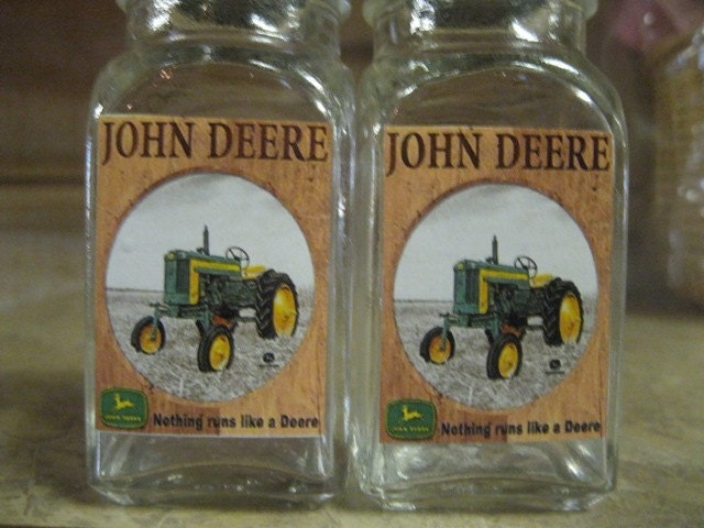 3 Different John Deere  to choose from Salt and Pepper Shaker set of 2 as shown
