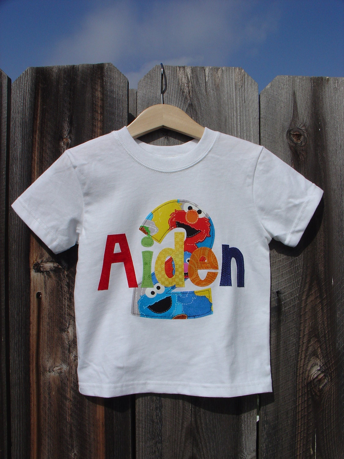 Personalized Birthday Shirt - Sesame Street