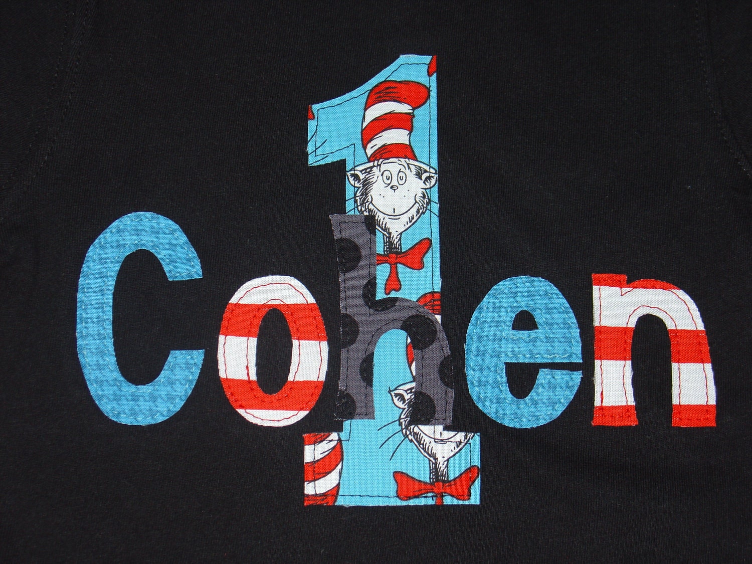 Personalized Birthday Shirt - Cat in the Hat, Dr Seuss