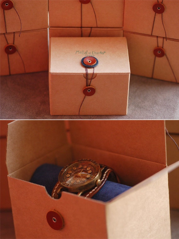 Vintage Watch. Handstitch. Leather Band ///////// Handcraft Watch ///////// A cute rabbit Popo