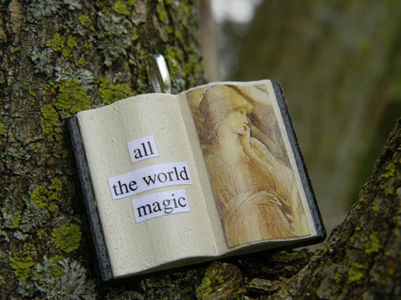 All the World, Magic -- Book Glamourkin Pendant
