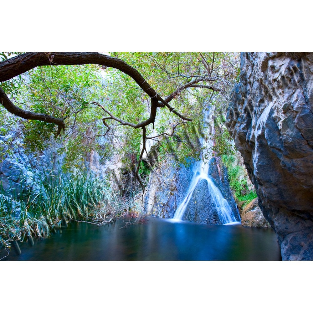 Darwin Falls - Limited Edition Photo - 12x16" Matted