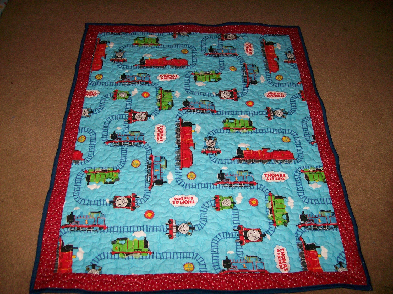 Thomas The Train Quilt Pattern