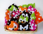 6 adorable colorful, pink, blue or any color you want