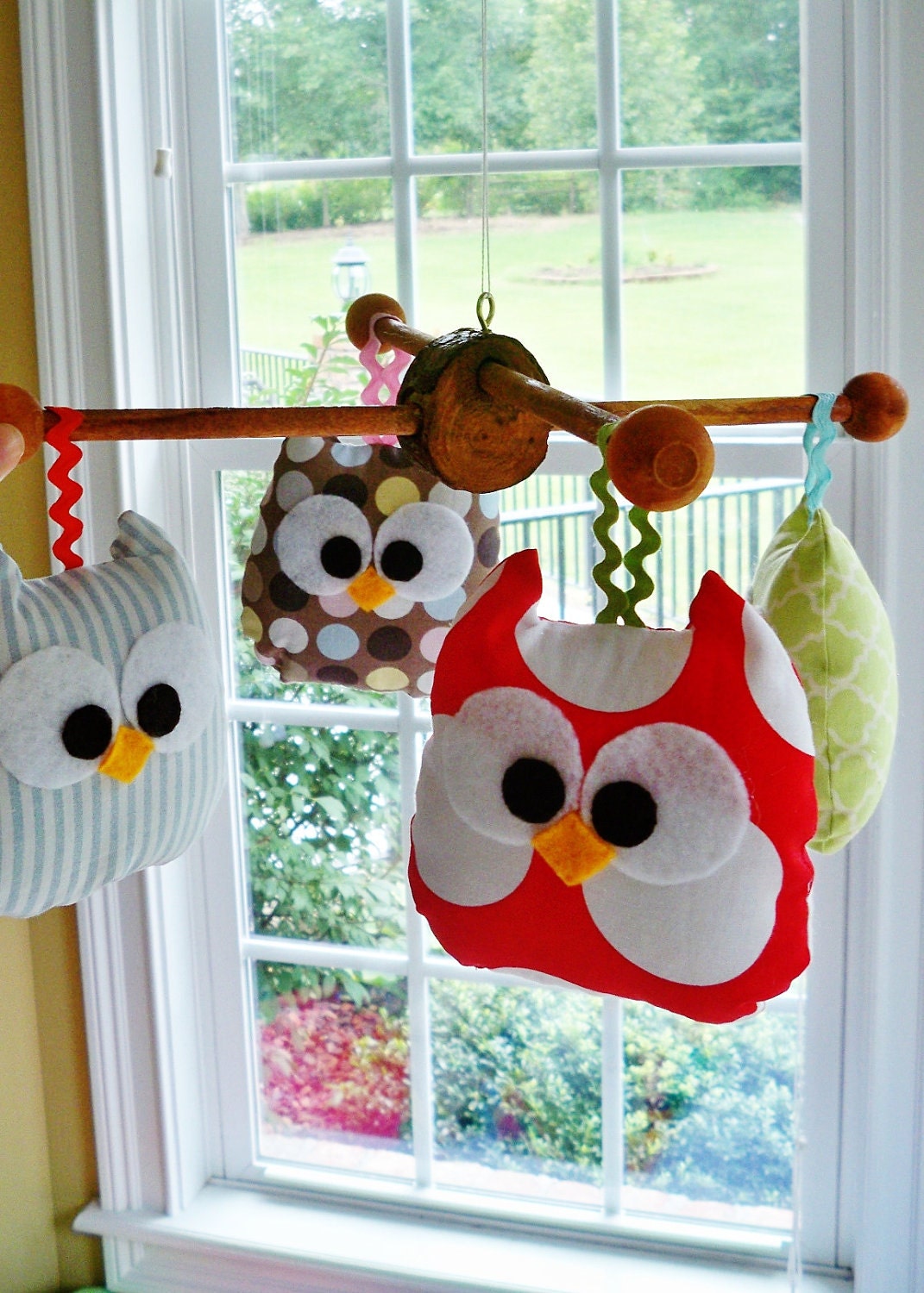 7 lovely colorful mini owls
