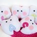 Boy or Girl Tooth Fairy plush toy pillow with the child letter