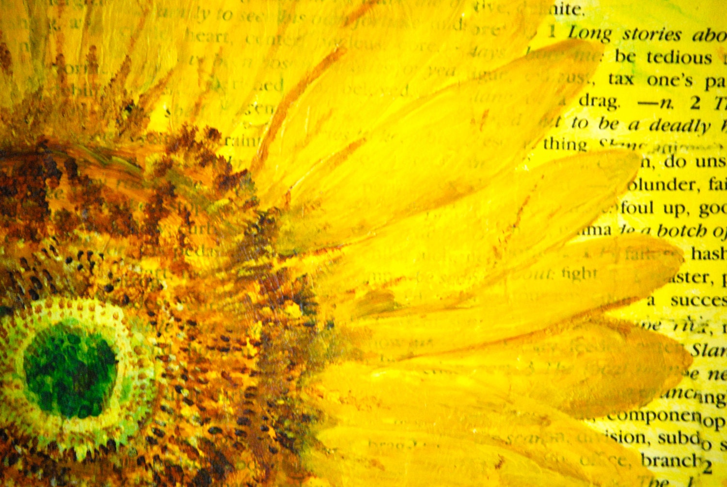 Sunflower Painting Original...Not just another pretty face