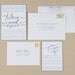 Modern Wedding Invitation Suite - Hand Calligraphy